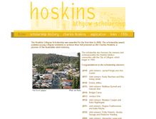 Tablet Screenshot of hoskinslithgowscholarship.org.au